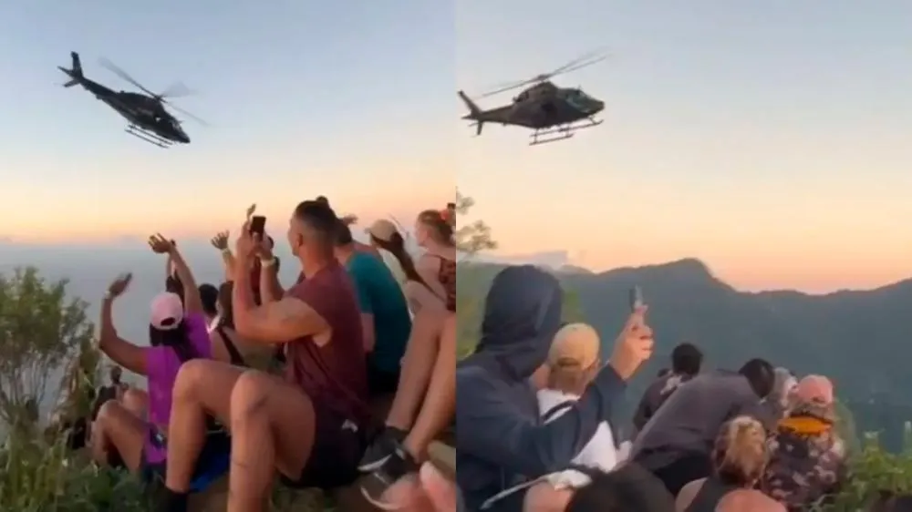 VÍDEO: Operação contra cúpula de facção no Vidigal termina com prisões e pânico entre turistas