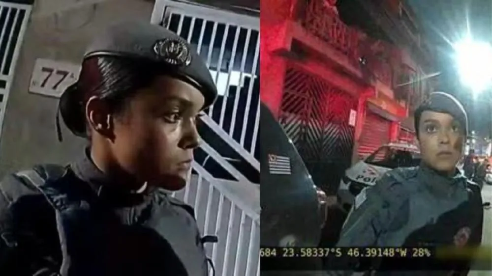 Câmera corporal registra momento em que mulher é baleada por policial durante abordagem em SP